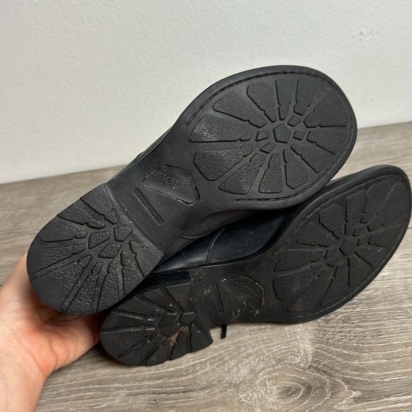 Born Black Leather Lace Up Shoes - Picture 6 of 6